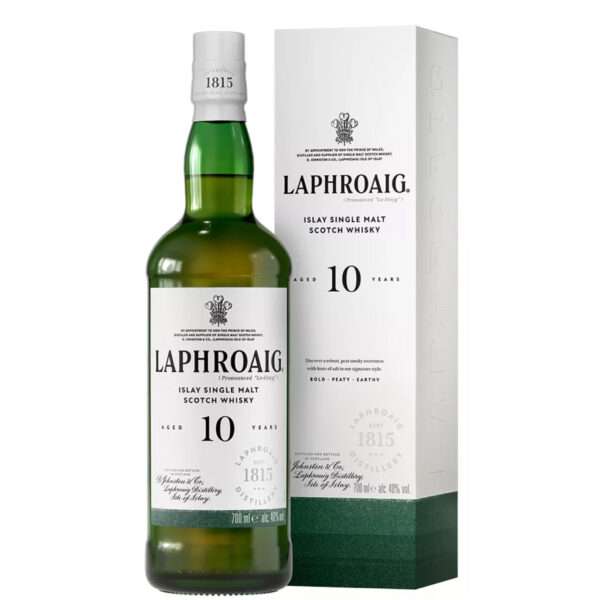 The Laphroaig 10 Year Old has garnered widespread acclaim, earning accolades and admiration from enthusiasts and experts alike. Its legacy speaks volumes, cementing its status as a must-have addition to any discerning collector's repertoire. Buy now at www.stonehouse7.com