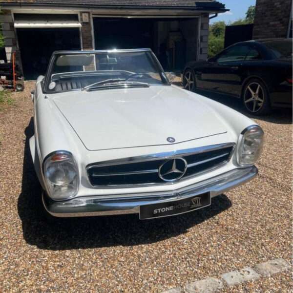 Discover the timeless allure of the Mercedes-Benz 230SL, a coveted collectible with a production run from June 1963 to January 1967. www.stonehouse7.com